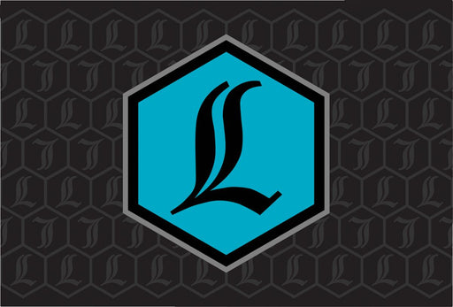 Legend Suspension REVO ARC Reservoir Decal Black Teal Blue Pair