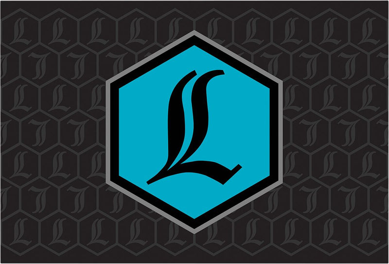 Legend Suspension REVO ARC Reservoir Decal Black Teal Blue Pair