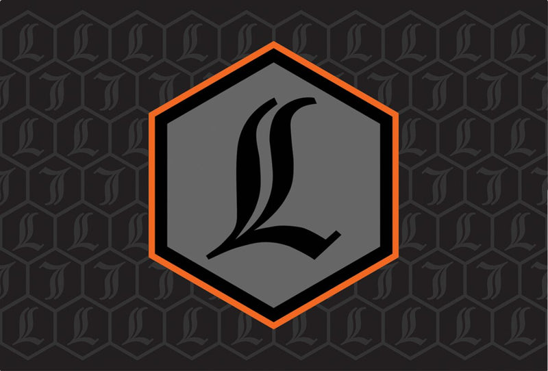 Legend Suspension REVO ARC Reservoir Decal Black Orange Pair