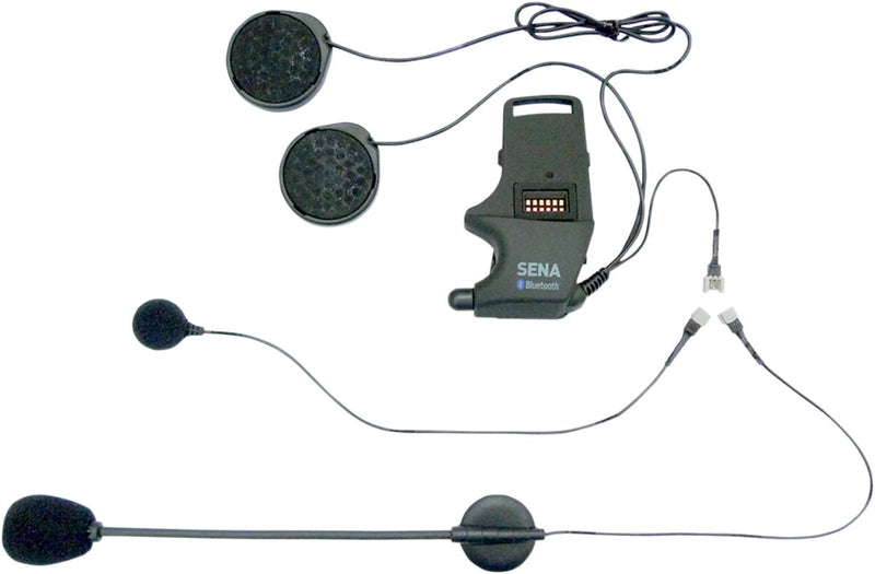 Sena Headset/Intercom Mount/Clamp Kit SMH10 Helmet Clamp Kit Black Attached Boom Wired Boom #SMH-A0302