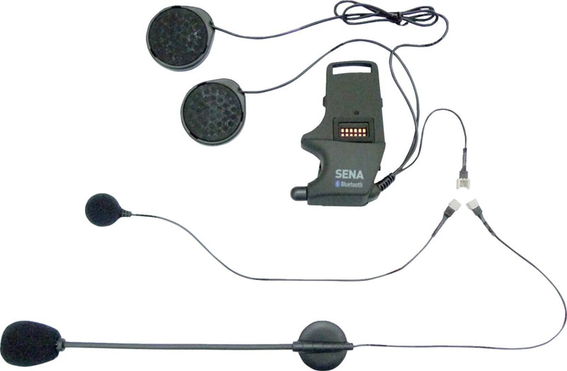 Sena Headset/Intercom Mount/Clamp Kit SMH10 Helmet Clamp Kit Black Attached Boom Wired Boom #SMH-A0302