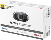 Sena SF4 Bluetooth® Communication System Headset Black Wireless Kit #SF4-02