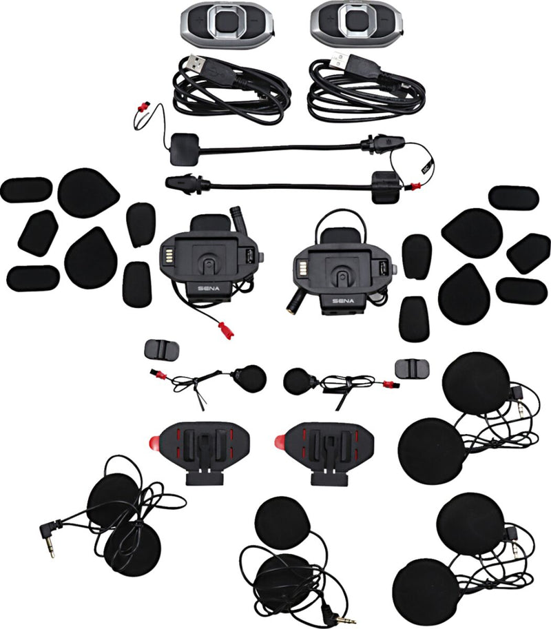 Sena SF4 Bluetooth® Communication System Black Wireless Dual Kit #SF4-02D
