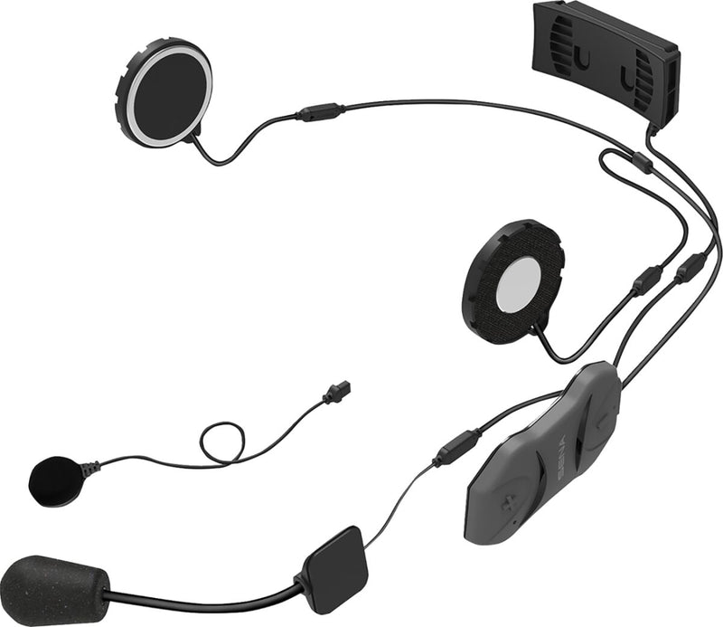 Sena 10R Low-Profile Bluetooth® Headset & Intercom Communication System Grey Kit #10R-02