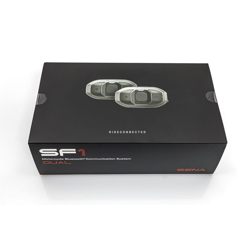 Sena SF1 Headset Communication System Black Dual Intercom PVC #SF1-01D