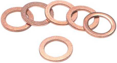 Goodridge Crush Washers Copper 10 mm (3/8") 6 Pack #44516-6