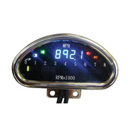 MCS Electronic CNC Aluminum Speedometer (Mph) Chrome – Universal