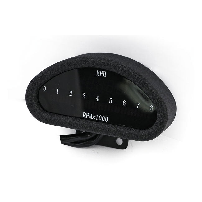 MCS Electronic CNC Aluminum Speedometer (Mph) Black – Universal