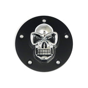 MCS Skull Point Cover. Black/Chrome – 1999–2017 Twin Cam