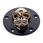 MCS Skull Point Cover. Black/Gold – 1999–2017 Twin Cam