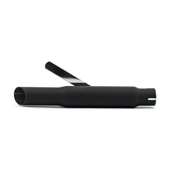 MCS Shorty Slash Cut Universal Muffler16" Long Black – 1 3/4" Diameter Headers