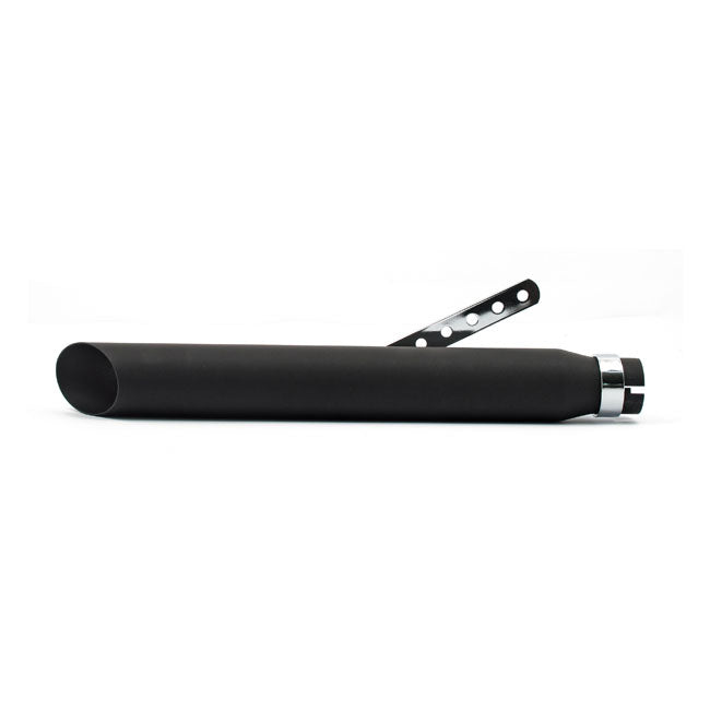 MCS Slash Cut Universal Muffler 20" Long Black – 1 3/4" Diameter Headers
