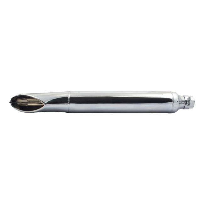 67-69 OEM Style Turn Out Muffler 28" Long Chrome