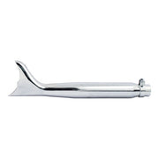 MCS Batwing Fishtail Universal Muffler 22" Long Chrome – 1 3/4" Diameter Headers