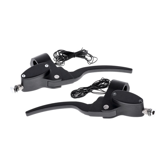 MCS Custom Handlebar Control Kit Hydr. Clutch. Matte Black