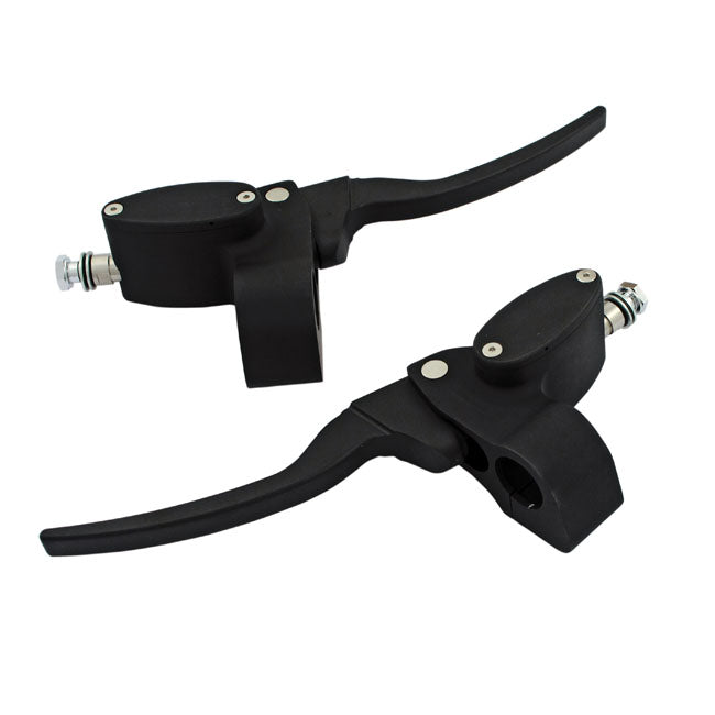 MCS Custom Handlebar Control Kit Hydr. Clutch. Matte Black
