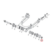 Gardner-Westcott 7/16-20 Nyloc Lock Nut. Chrome