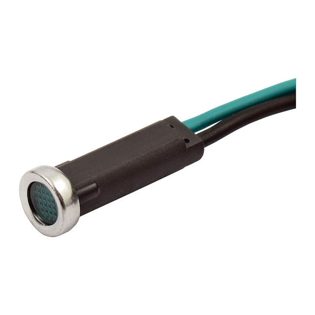 MCS Custom 5/16" LED Indicator Light. Green Lens – Universal