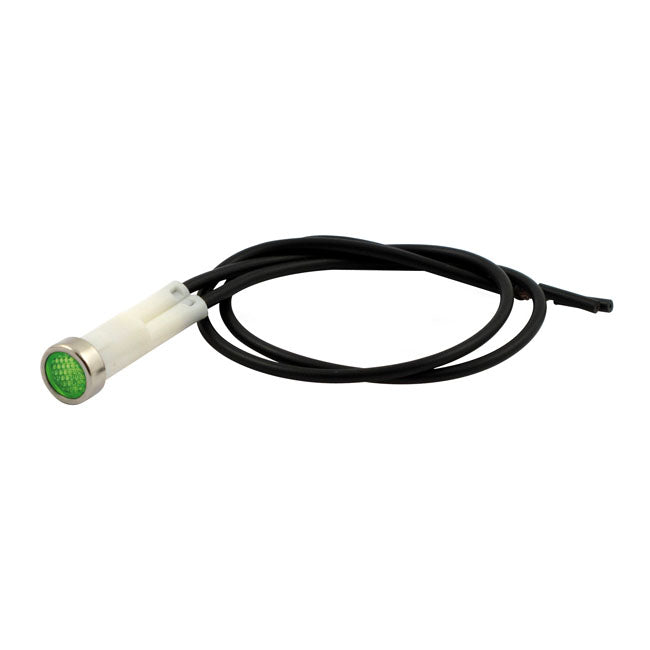 MCS 3/8 Indicator Light. Green, No Symbol – Various 1984–1994 H-D