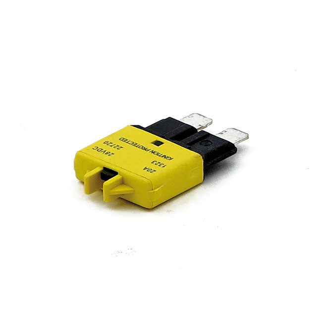 Namz Blade Style Circuit Breaker. Manual Re-set, 20A – H-D MODELS