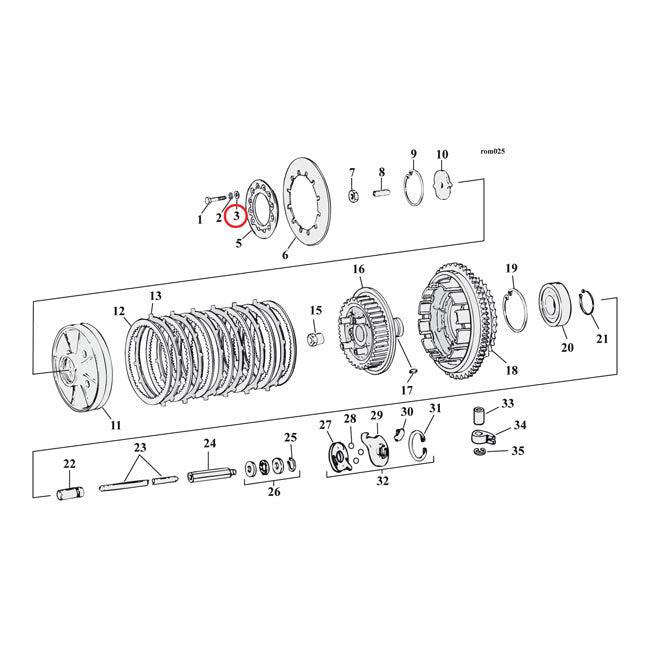 Gardner-Westcott Flat Washers 1/4 Inch (Small Od) – 1991–2003 5-Speed XL Sportster : Base…