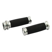 MCS Handlebar Grip Set, Caliber. Polished – 1974–2022 H-D with Single or Dual…