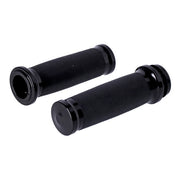 MCS Handlebar Grip Set, Caliber. Black – 2008–2025 H-D with E-throttle