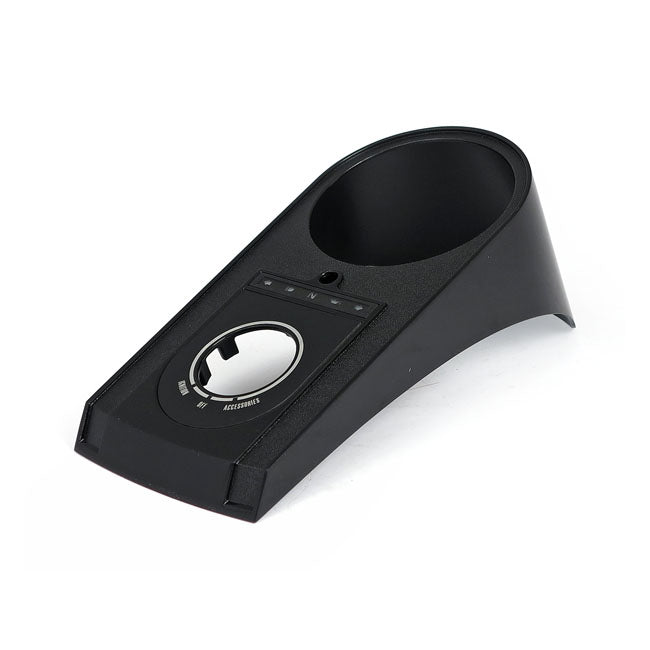 MCS Die-cast Aluminum Dash Cover, 00-10 Style. Gloss Black – 2000–2010 Softail