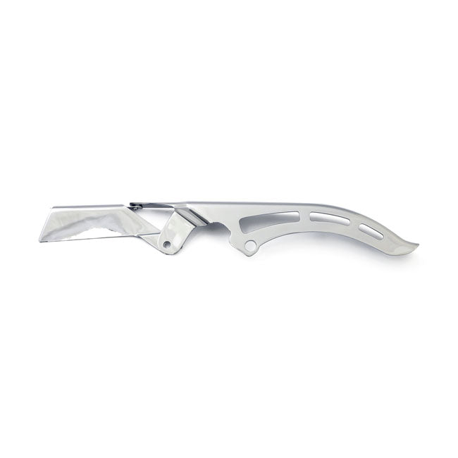 MCS Shorty Upper Belt Guard. Chrome – 2008–2017 Softail