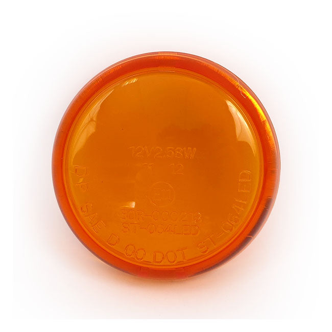 MCS Turn Signal Lens Bullet Amber – 2002–2017 V-Rod