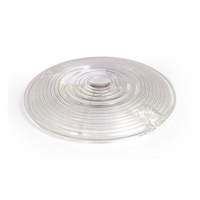 MCS Replacement Turn Signal Lens. Flat Lens. Clear – 1986–2023 H-D with Screw Mounted Flat…