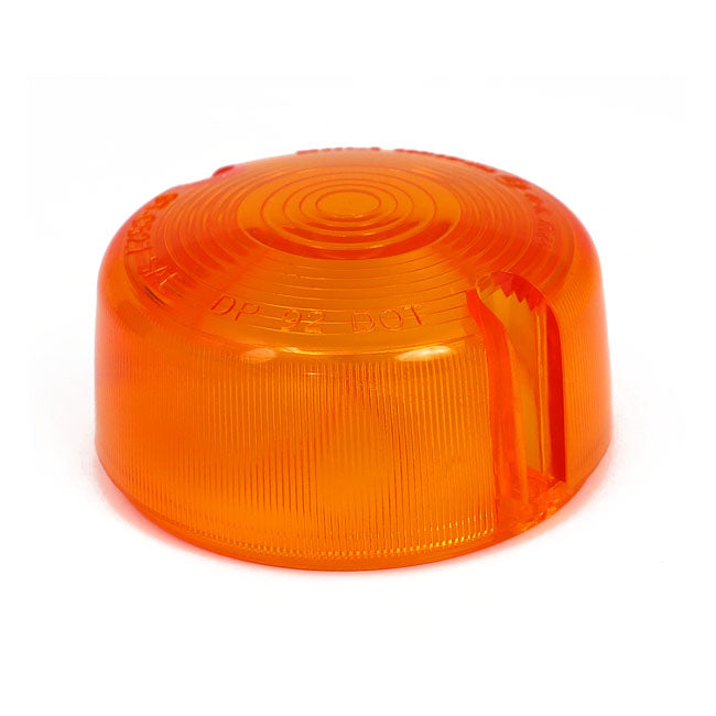 MCS Turn Signal Domed Lens. Amber – Pre-2001 H-D with Domed Lens Turn…