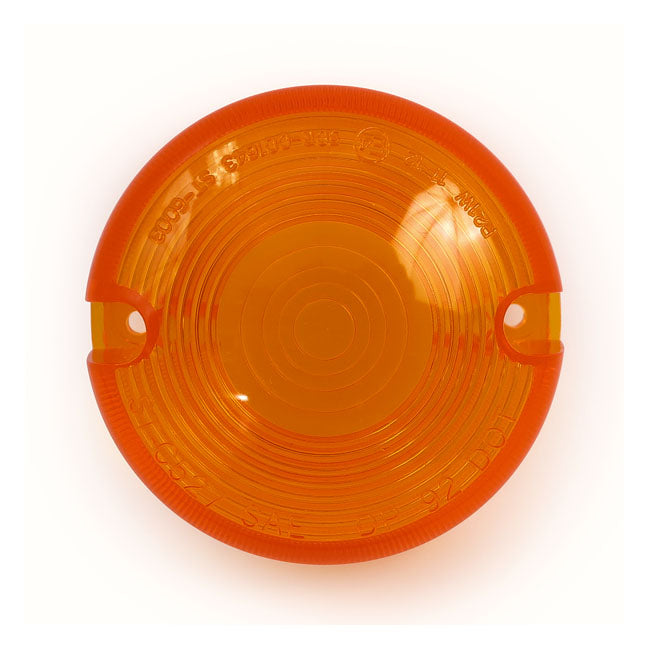 MCS Turn Signal Domed Lens. Amber – Pre-2001 H-D with Domed Lens Turn…