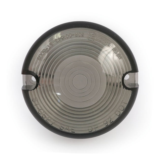MCS Turn Signal Domed Lens. Smoke – Pre-2001 H-D with Domed Lens Turn…