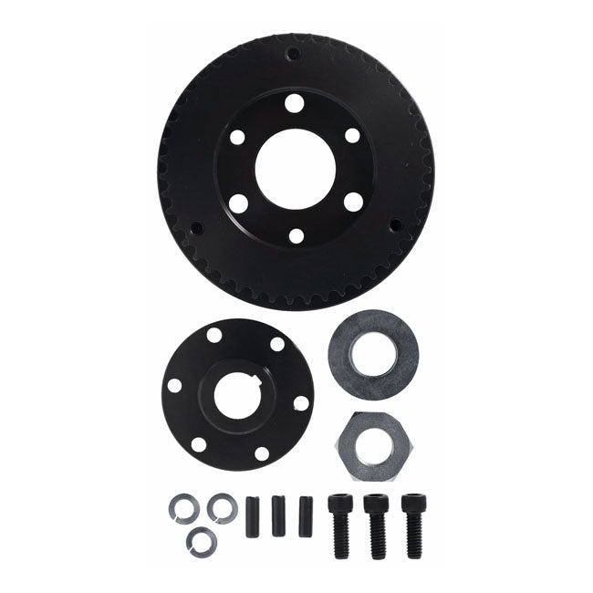 Belt Drives Ltd. 3" Front Pulley, 8 mm, 47t – 1937–1954 Big Twin (Tapered Sprocket…