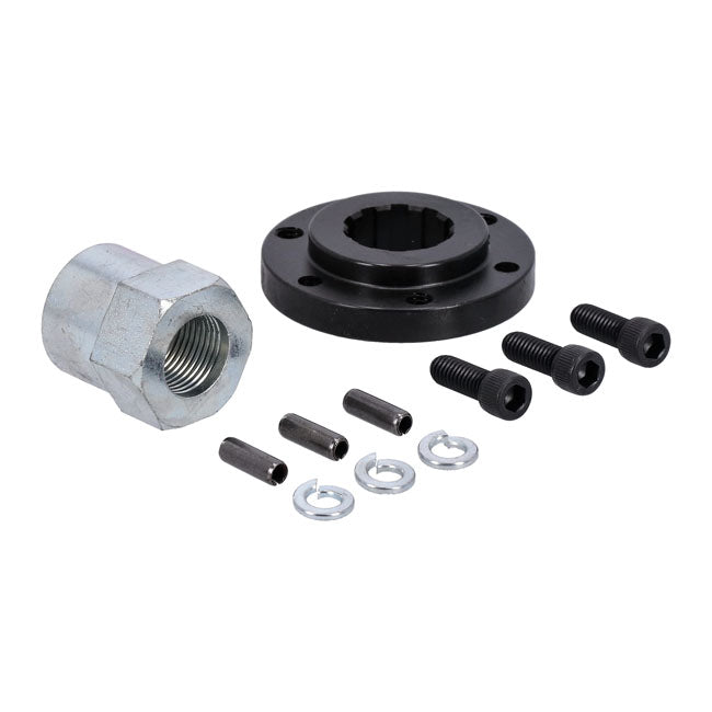 Belt Drives Ltd. Offset Pulley Insert & Nut, 1/4"