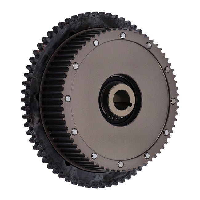 Belt Drives Ltd. Rear 38 mm Pulley, 8 mm, 68t, E-Start – Fits 518913 5-Speed Shovel Bolt-In Kit