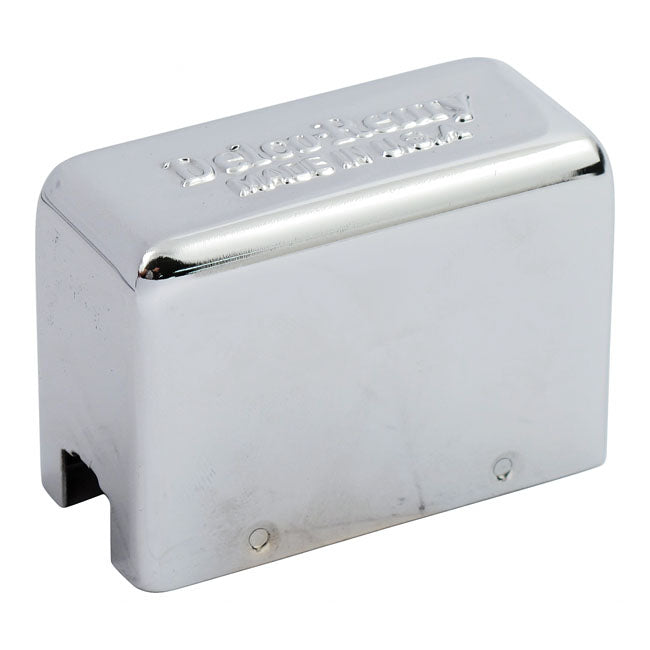 Samwel Delco-Remy Regulator Relay Cover 3-Post. Chrome – 1938–1952 Big Twin; 45"