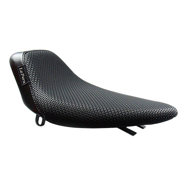 Le Pera Bare Bones Solo Basket Weave Seat For Harley-Davidson 1964-1984 FL/FX Models