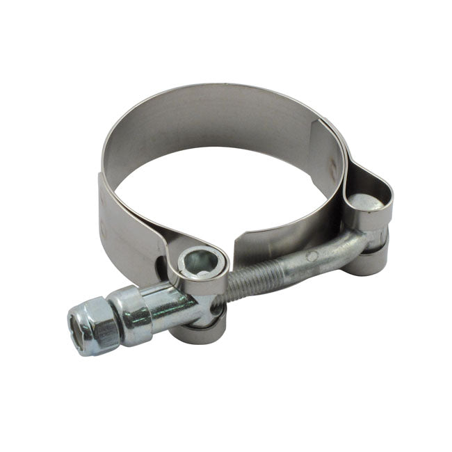 Paughco XL Sportster Custom Header Clamp. Stainless – 1957–1985 XL Sportster