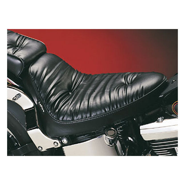Le Pera, Cobra Solo Seat. Regal Plush for 08-17 Softail (Excl. FXs, Fls/S) With 150mm tyre (Fender Mounted)