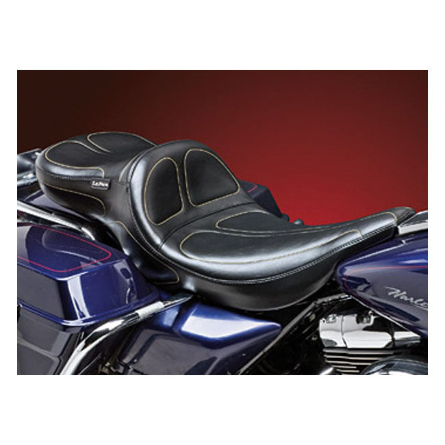 Le Pera, Maverick 2-Up Seat. Daddy Long Legs for 02-07 FLHT, Flhs Touring Models