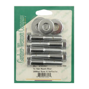 Gardner-Westcott Rear Belt Pulley Mount Kit, Hex Chrome – 2000–2006 Softail; 2000–2005 Dyna…