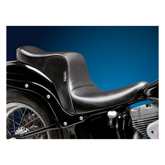 Le Pera Cherokee 2-Up Seat. Smooth – 2006–2017 Softail with 200mm Rear Tire