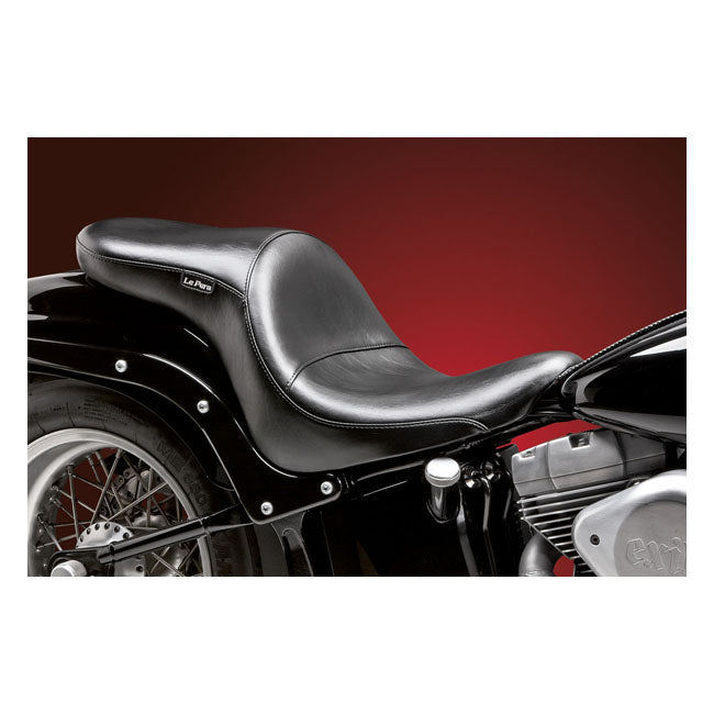 Le Pera, Maverick 2-Up Seat. Smooth for 00-17 Softail (Excl. Deuce) With Up To 150mm Rear tyre