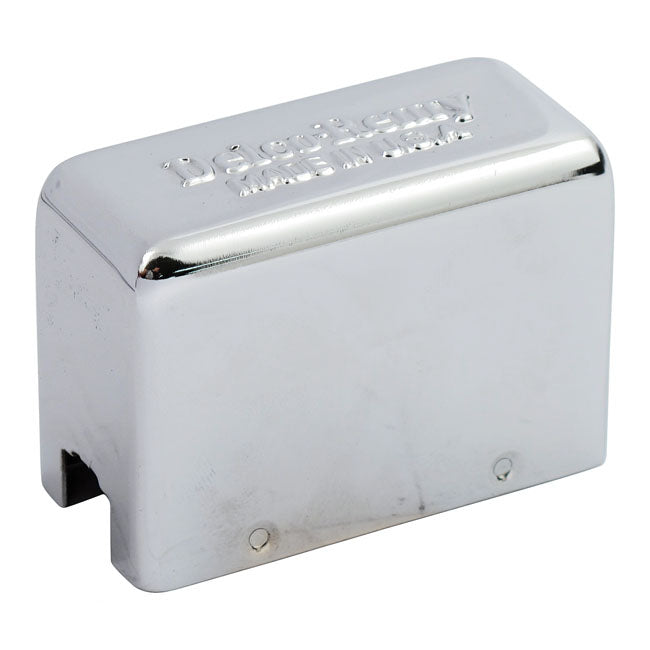 Samwel Delco-Remy Regulator Relay Cover 2-Post. Chrome – 1926–1937 Big Twin; 45"
