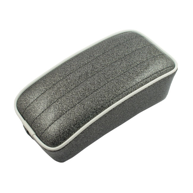 Le Pera, Metalflake Passenger Seat. Charcoal Sparkle for Universal