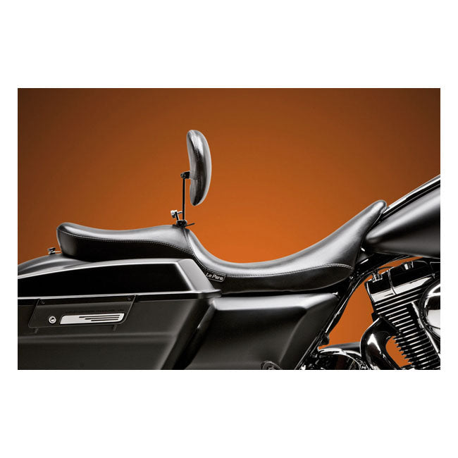 Le Pera, Silhouette 2-Up Seat. With Rider Backrest for 08-20 Touring