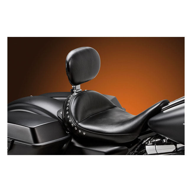 Le Pera, Monterey Solo Seat. With Rider Backrest for 08-20 Touring