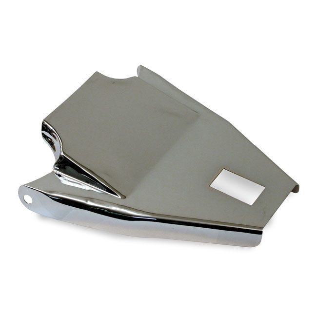 MCS Softail Upper Frame Cover for Solo Seats. Chrome – 1986–1999 Softail